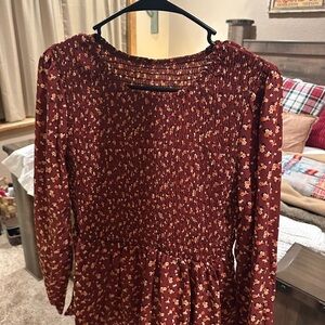 Floral Long Sleeve top